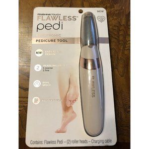 NEW - Finishing Touch FLAWLESS PEDI Rotary RECHARGEABLE Pedicure Tool DUAL Speed